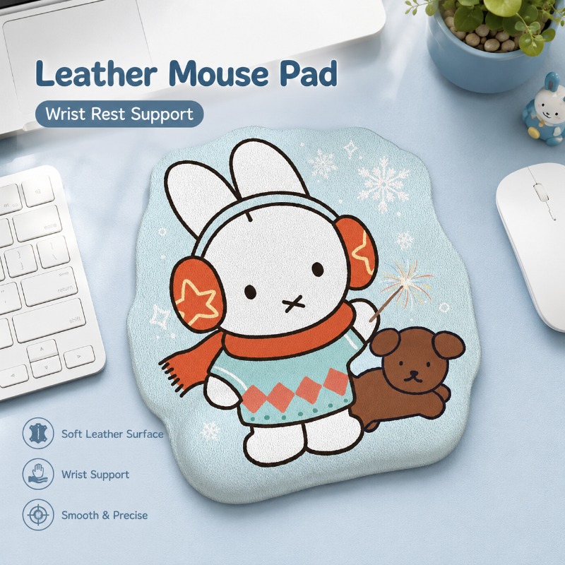 Desk Setup Design - Anime Miffy Deri Mouse Pad, Bilek