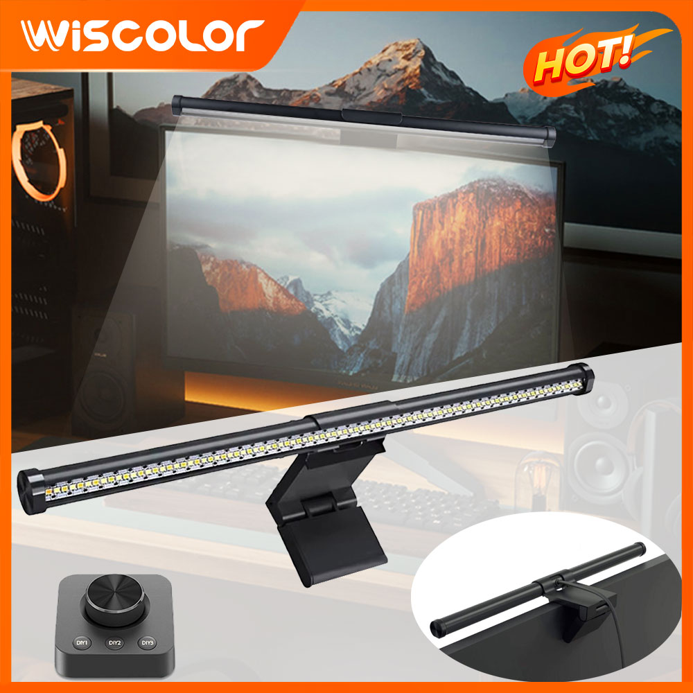 Desk Setup Tech - Kurulumlanabilir Kısılabilir Işık Çubuğu Monitör Dekorasyonu