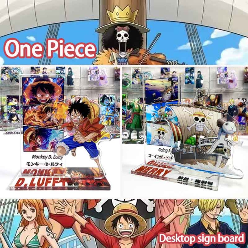 Desk Setup Design - 2026 One Piece Luffy Nami akrilik