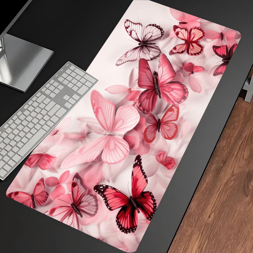 Sulu Boya Pembe Kelebek Desenl - Desk Setup Pc incelemesi ve fiyatı