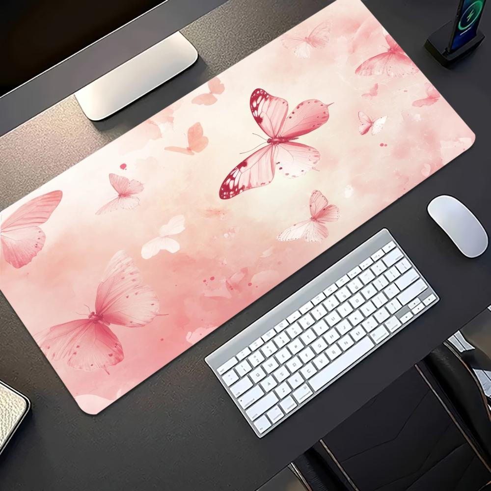 Sulu Boya Pembe Kelebek Desenl - Desk Setup Pc incelemesi ve fiyatı