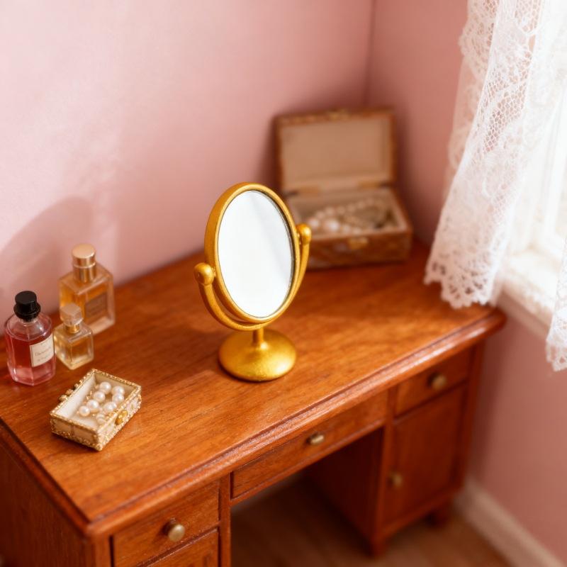 1 adet minyatür Retro ayna tuv - Desk Setup Retro incelemesi ve fiyatı