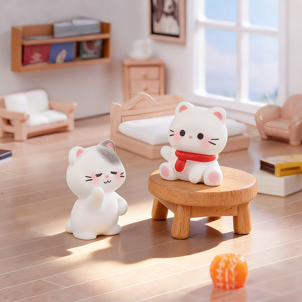 6 adet Sevimli Kedi Reçine Fig - Desk Setup Nature incelemesi ve fiyatı