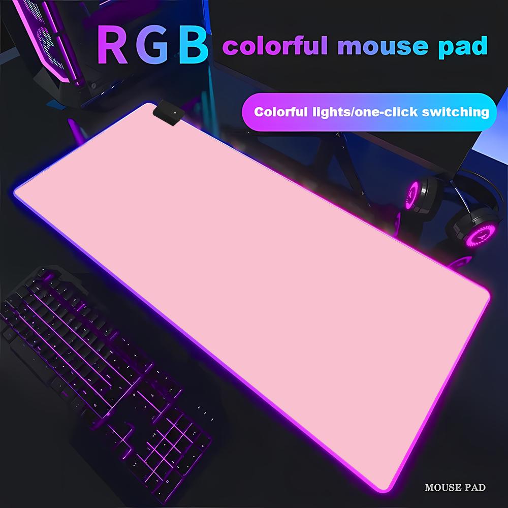 RGB HD Düz Renk Oyun Mouse Pad - Desk Setup With Keyboard Tray incelemesi ve fiyatı