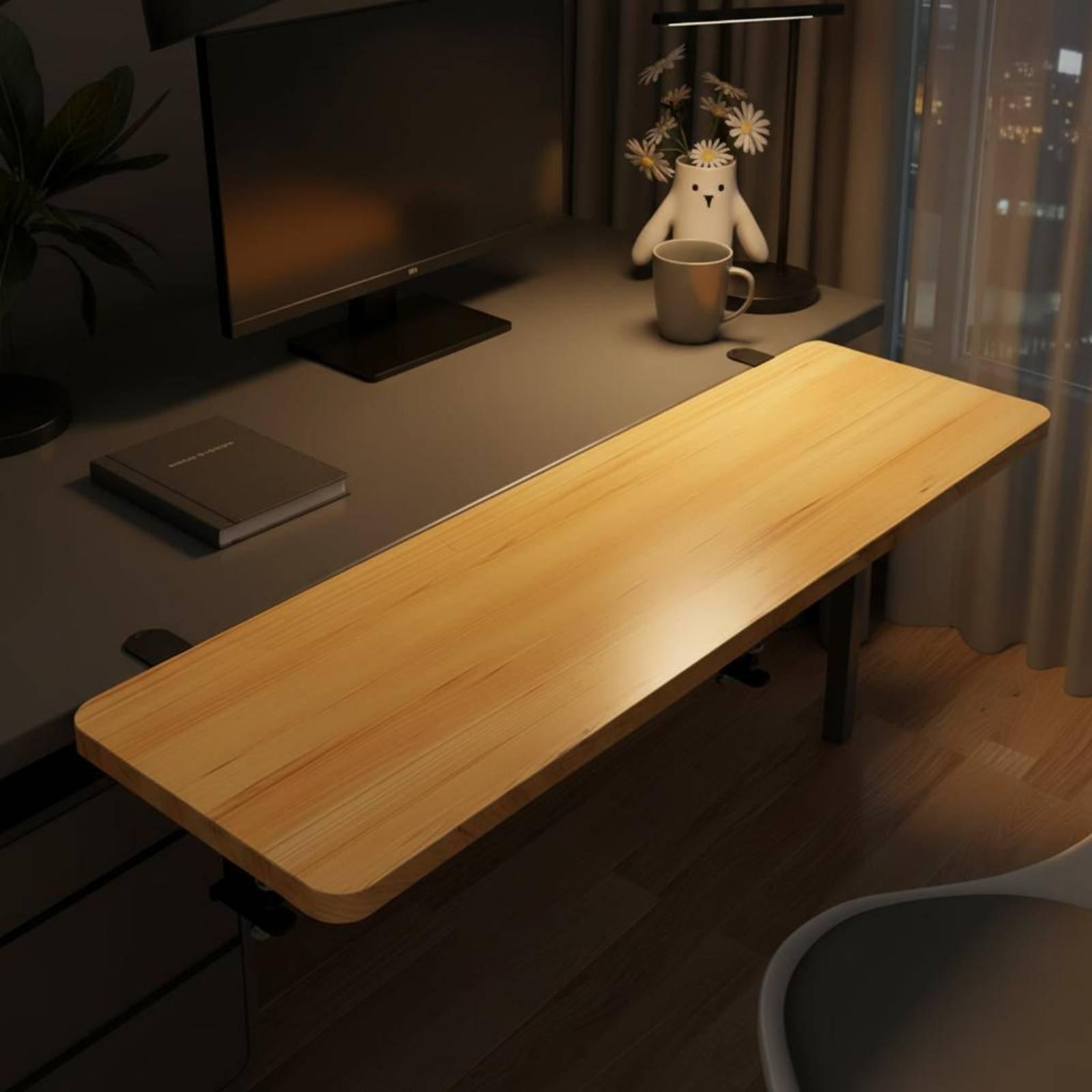 Katlanır Masa Rafı, Masa Uzatm - Desk Setup With Keyboard Tray incelemesi ve fiyatı