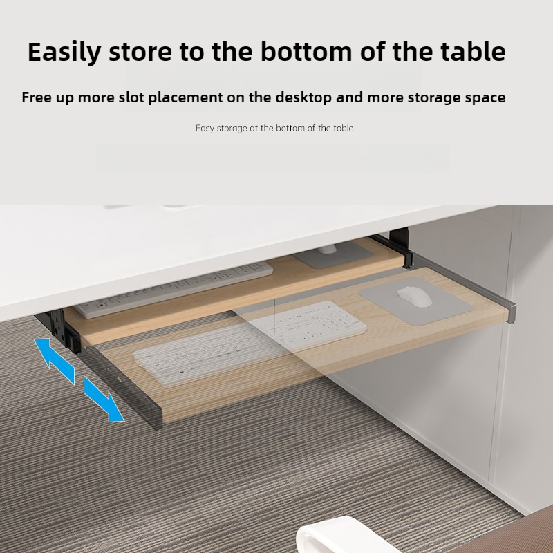 Ahşap Klavye Sehpası, Sürgülü  - Desk Setup With Keyboard Tray incelemesi ve fiyatı