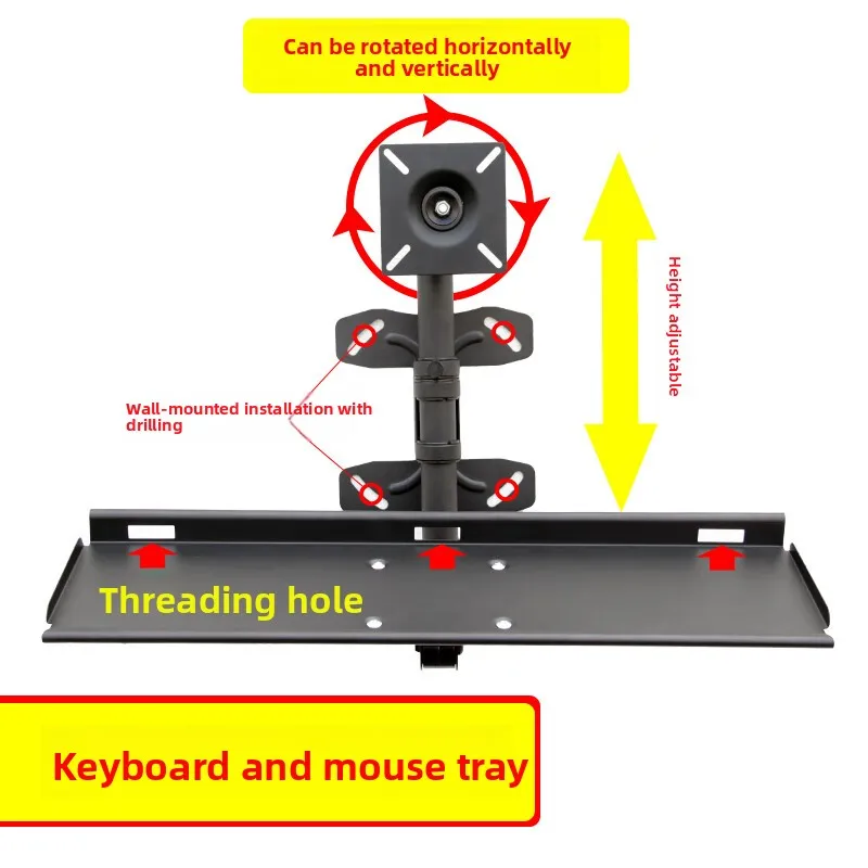 Ayarlanabilir Duvar Klavye Raf - Desk Setup With Keyboard Tray incelemesi ve fiyatı