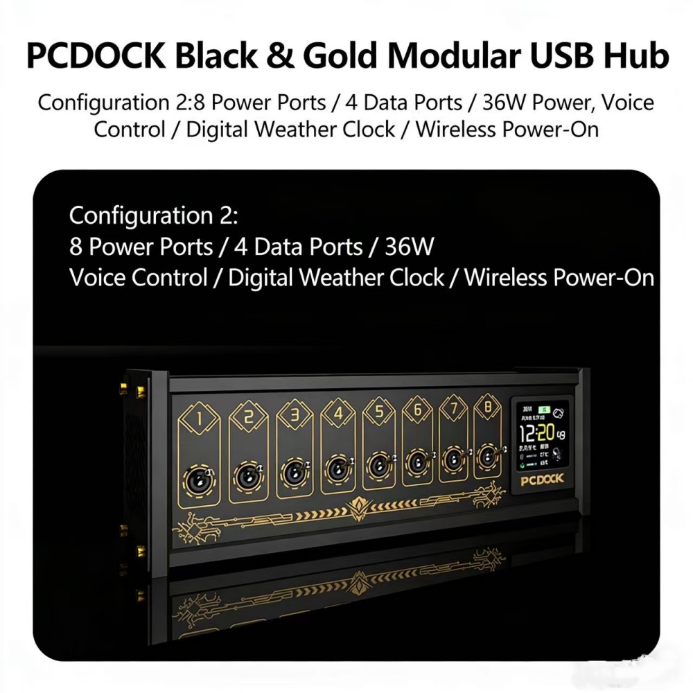 PCDOCK Blok USB Masaüstü Güç Ş - Desk Setup Design incelemesi ve fiyatı