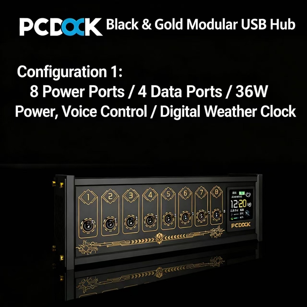 PCDOCK Blok USB Masaüstü Güç Ş - Desk Setup Design incelemesi ve fiyatı
