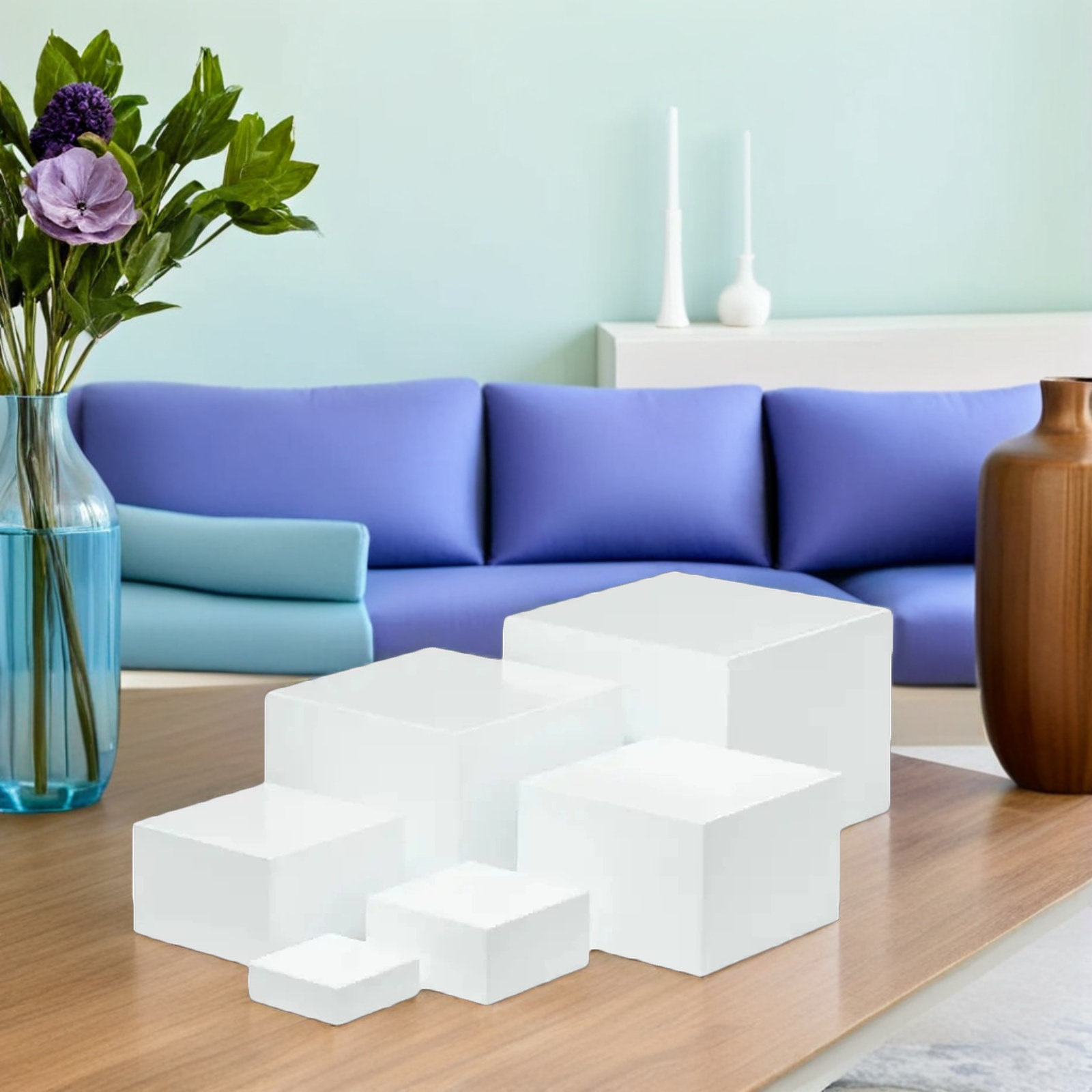 6 adet beyaz plastik masaüstü  - Desk Setup White incelemesi ve fiyatı