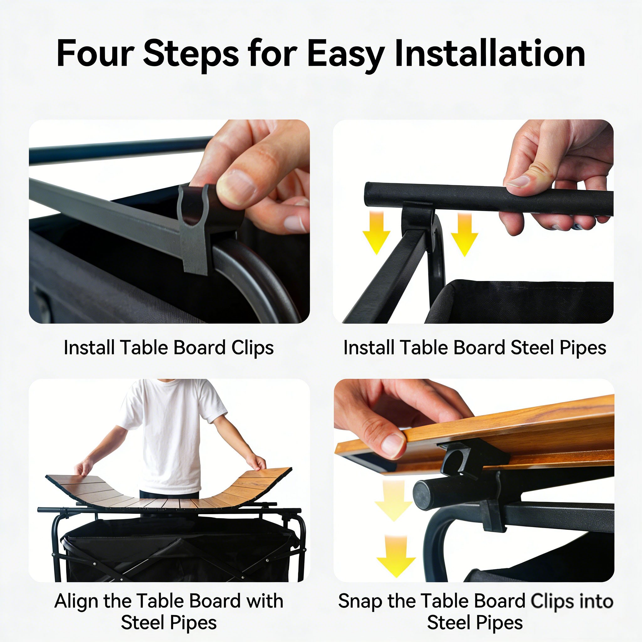 Beiyue Kamp Arabası Üst Masa T - Desk Setup Design incelemesi ve fiyatı